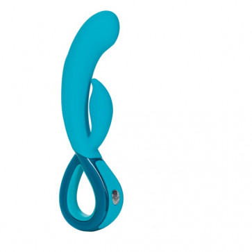 Rabbit Vibrator Leia von Key by Jopen - Blue