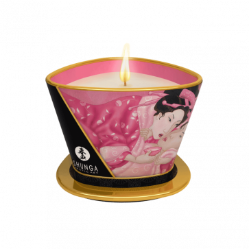 Shunga Massage Candle Rose Petals 170 ml
