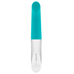 Ripple Self-Lubricating G-Punkt Vibrator von Cascade - Blue